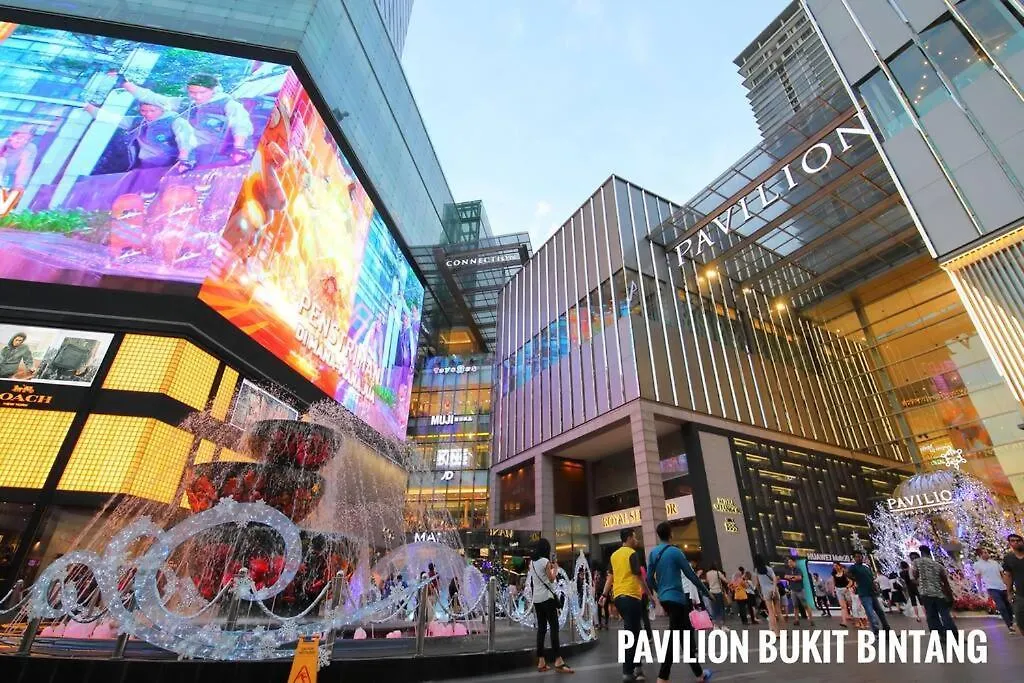 Bukit Bintang Fairlane 1412 For 1-5Pax 1Br Trx Pavilion Kl Kuala Lumpur Apartament