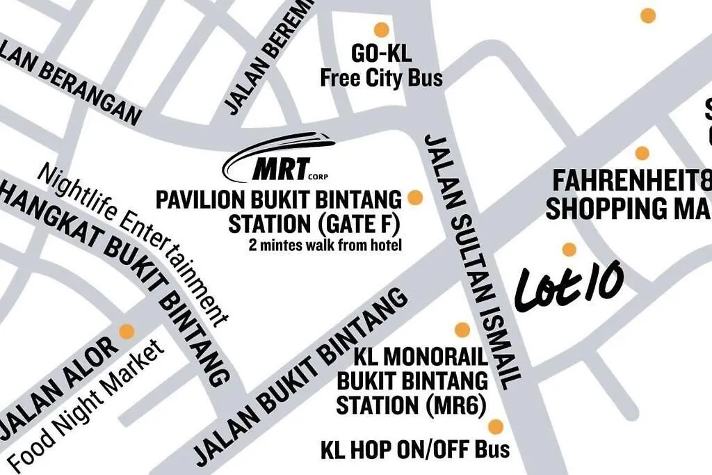 Bukit Bintang Fairlane 1412 For 1-5Pax 1Br Trx Pavilion Kl Kuala Lumpur 0*,  Malezja